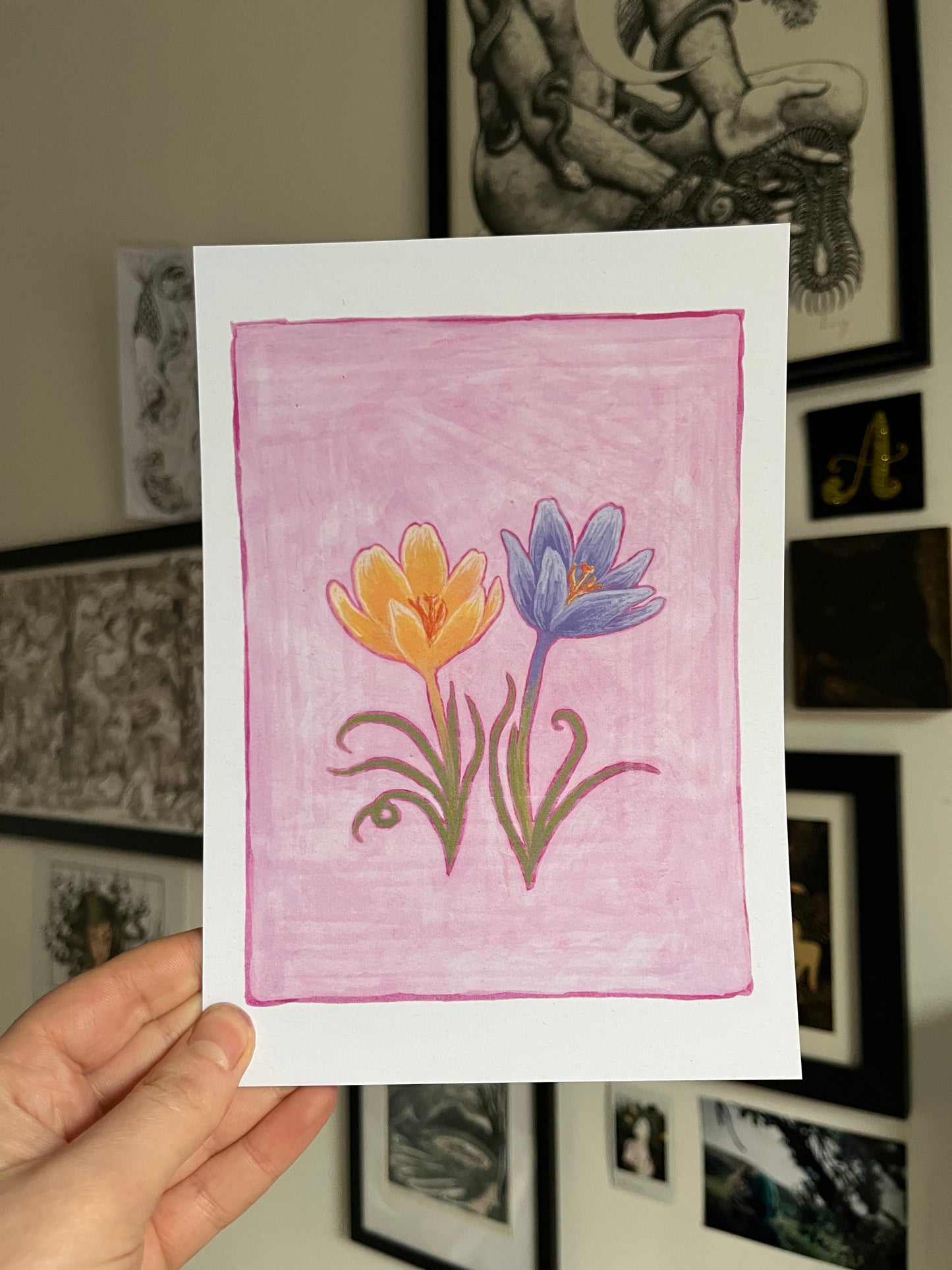 Crocus A5 Print