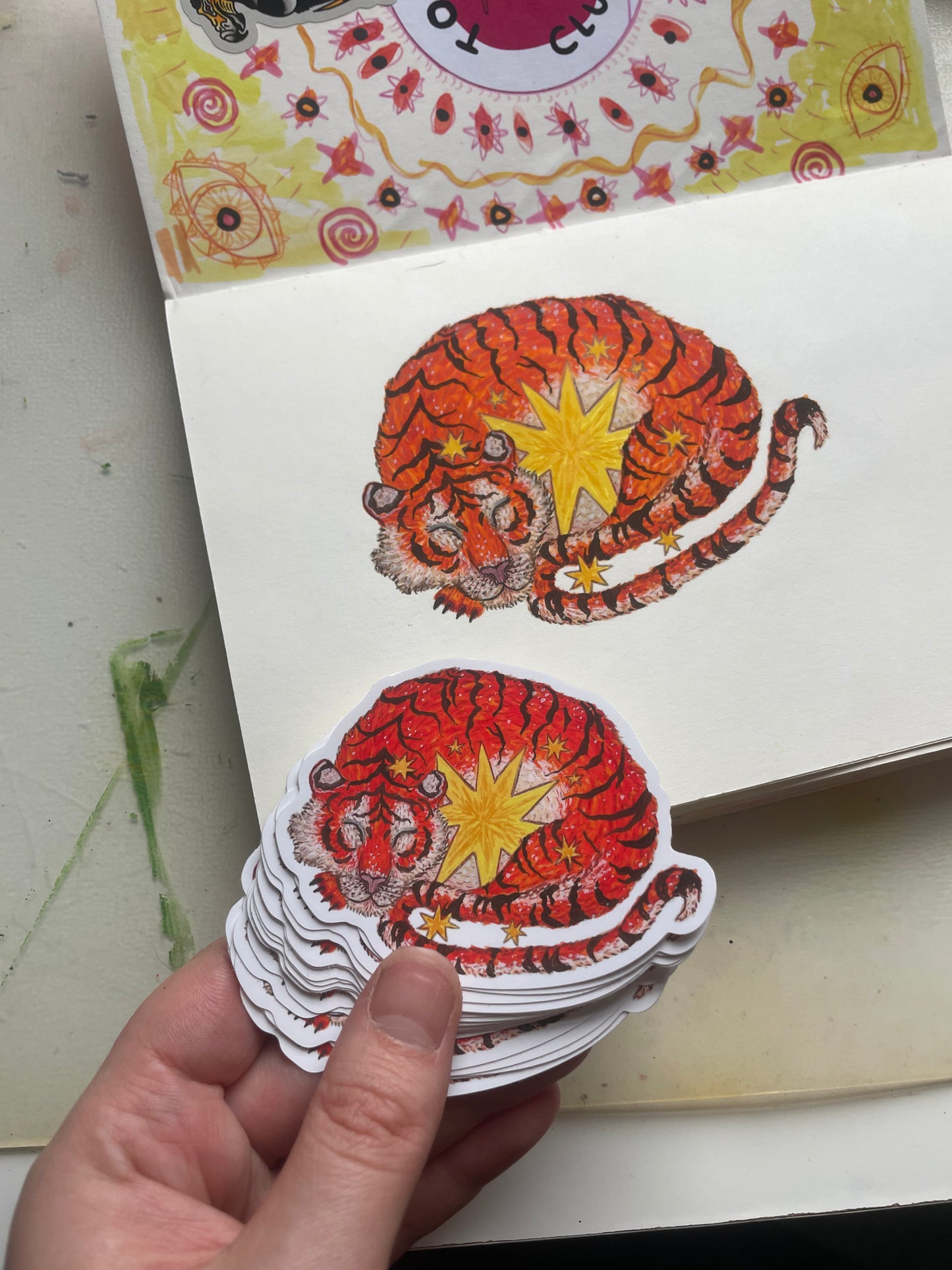 Tiger Sticker