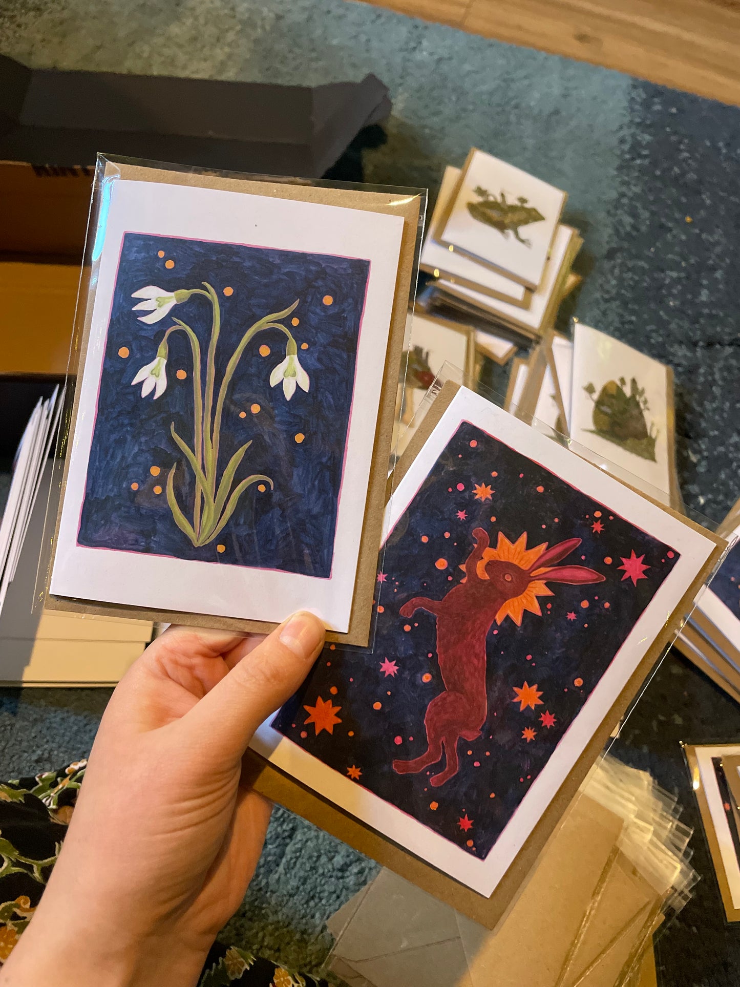 Celestial Hare Card