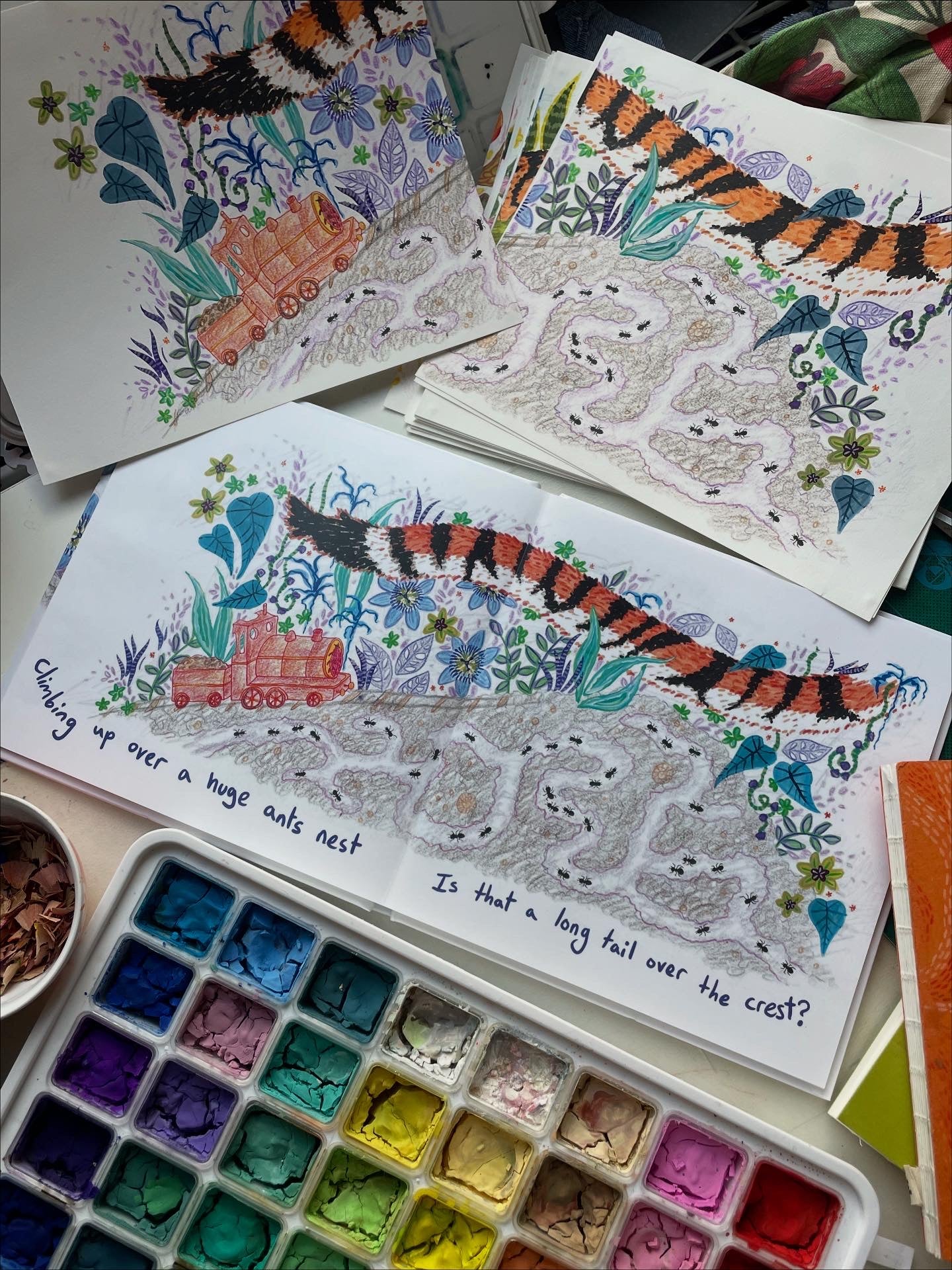 Tiger on the Tracks Zine