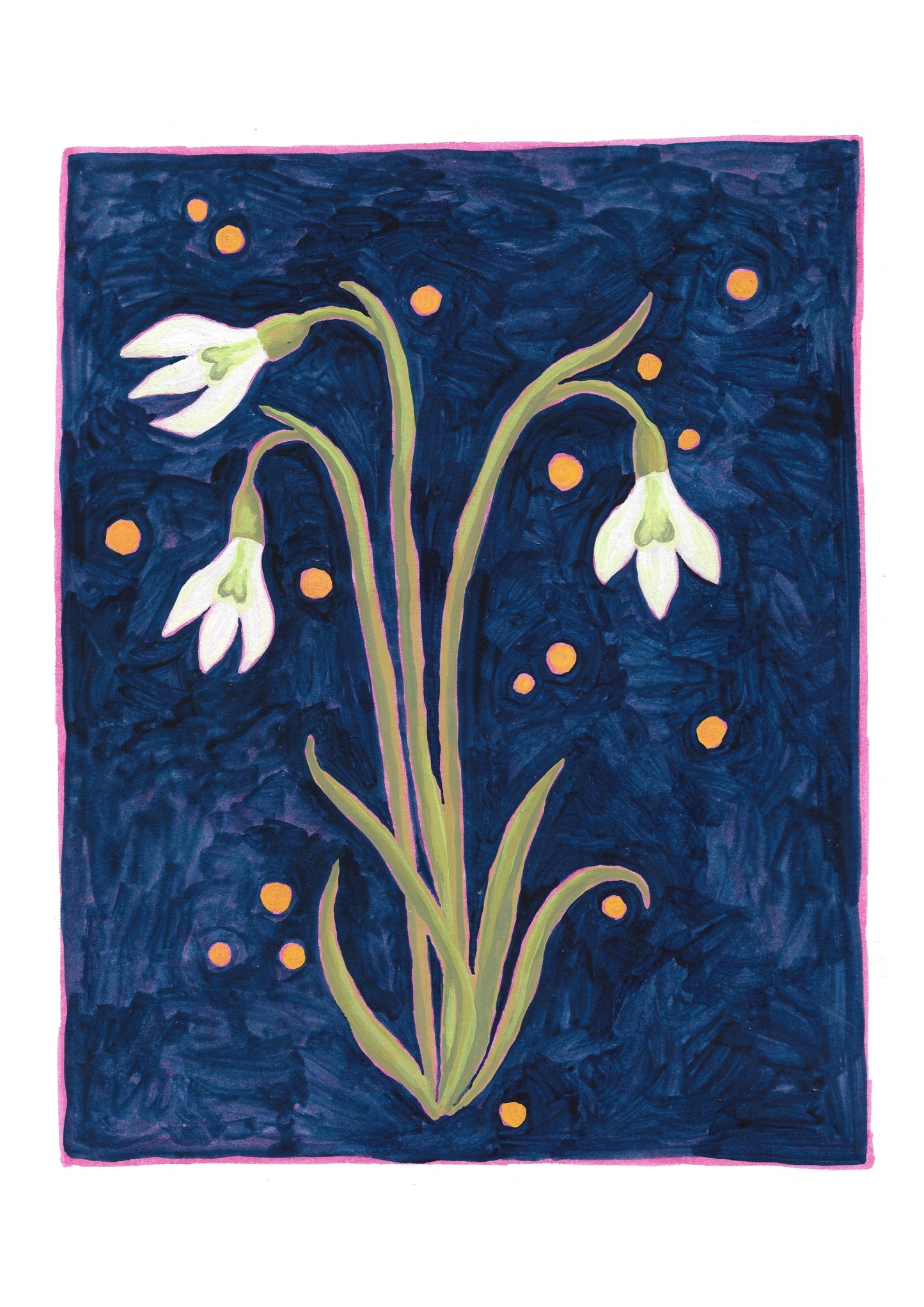 Snowdrop A5 Print