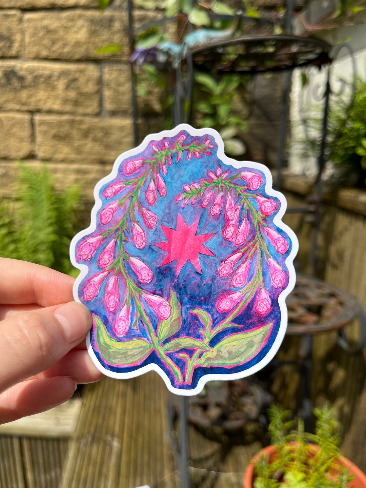 Foxglove Sticker