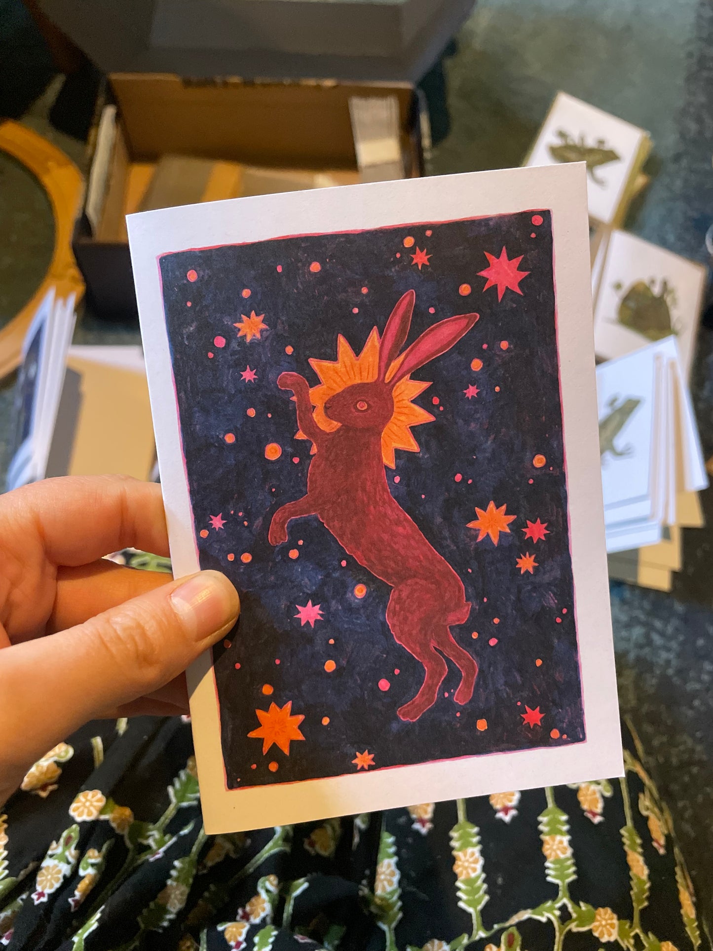 Celestial Hare Card