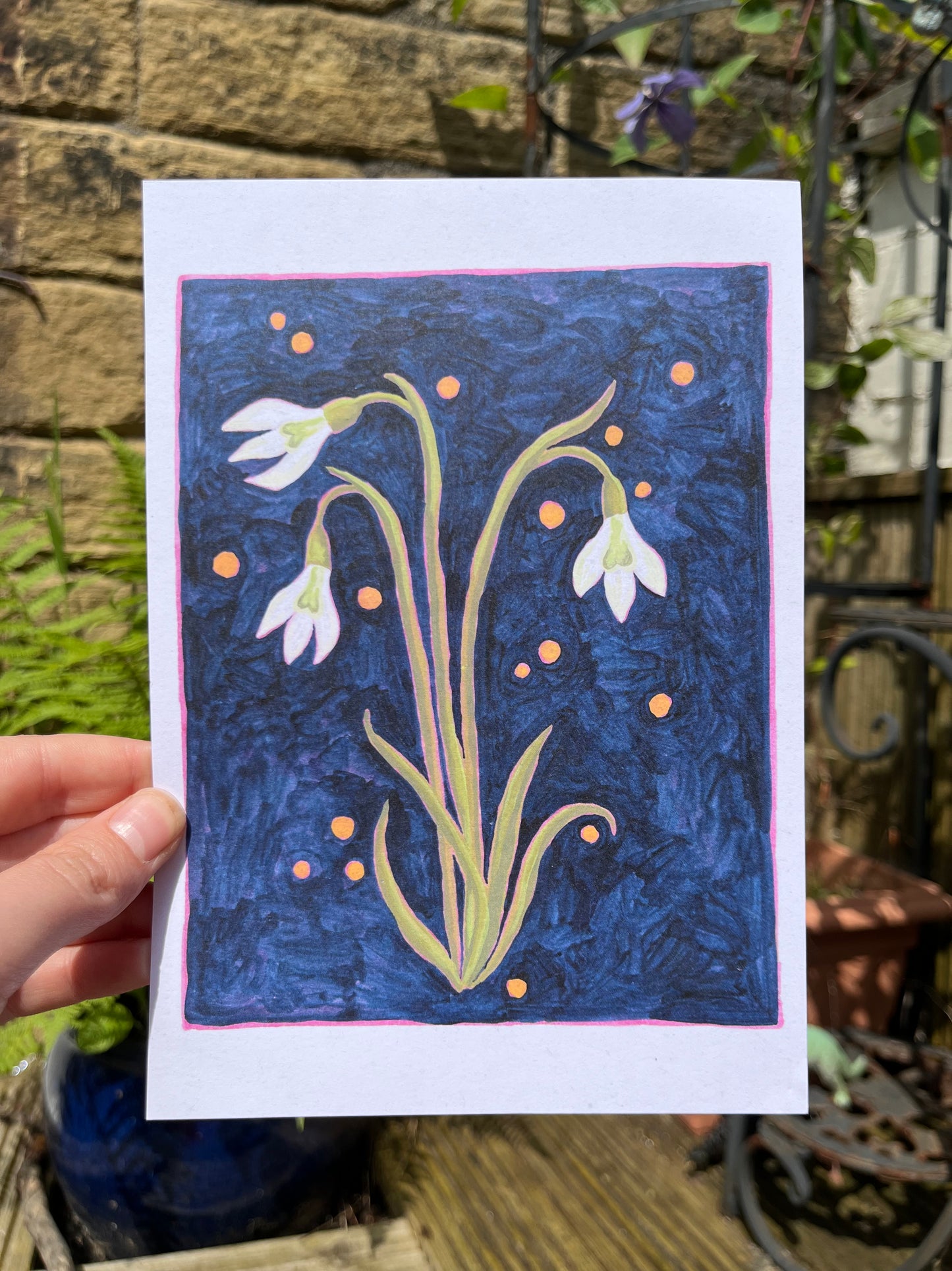 Snowdrops A5 Print