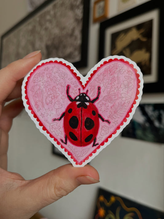 Ladybird Sticker