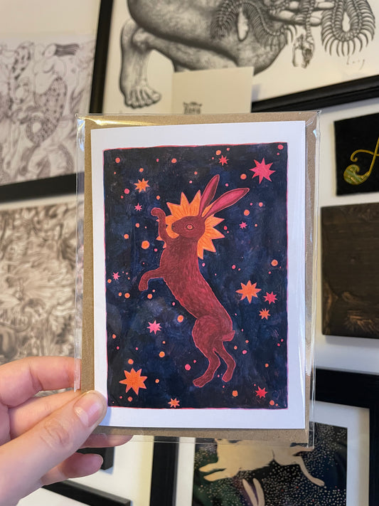 Celestial Hare Card