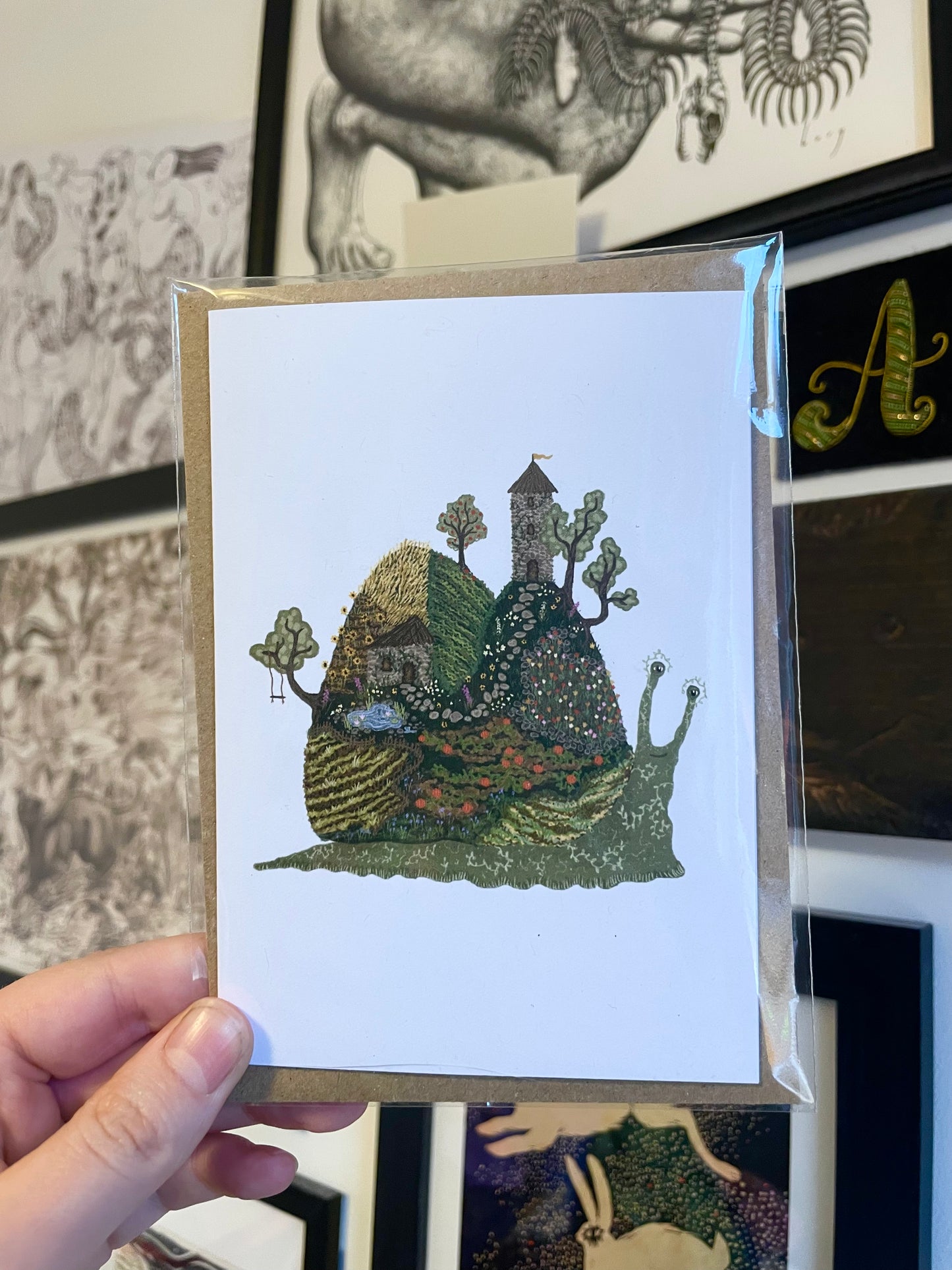 Tiny Farm Snail Card
