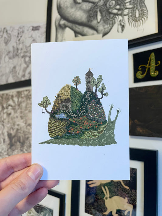 Tiny Farm Snail Card