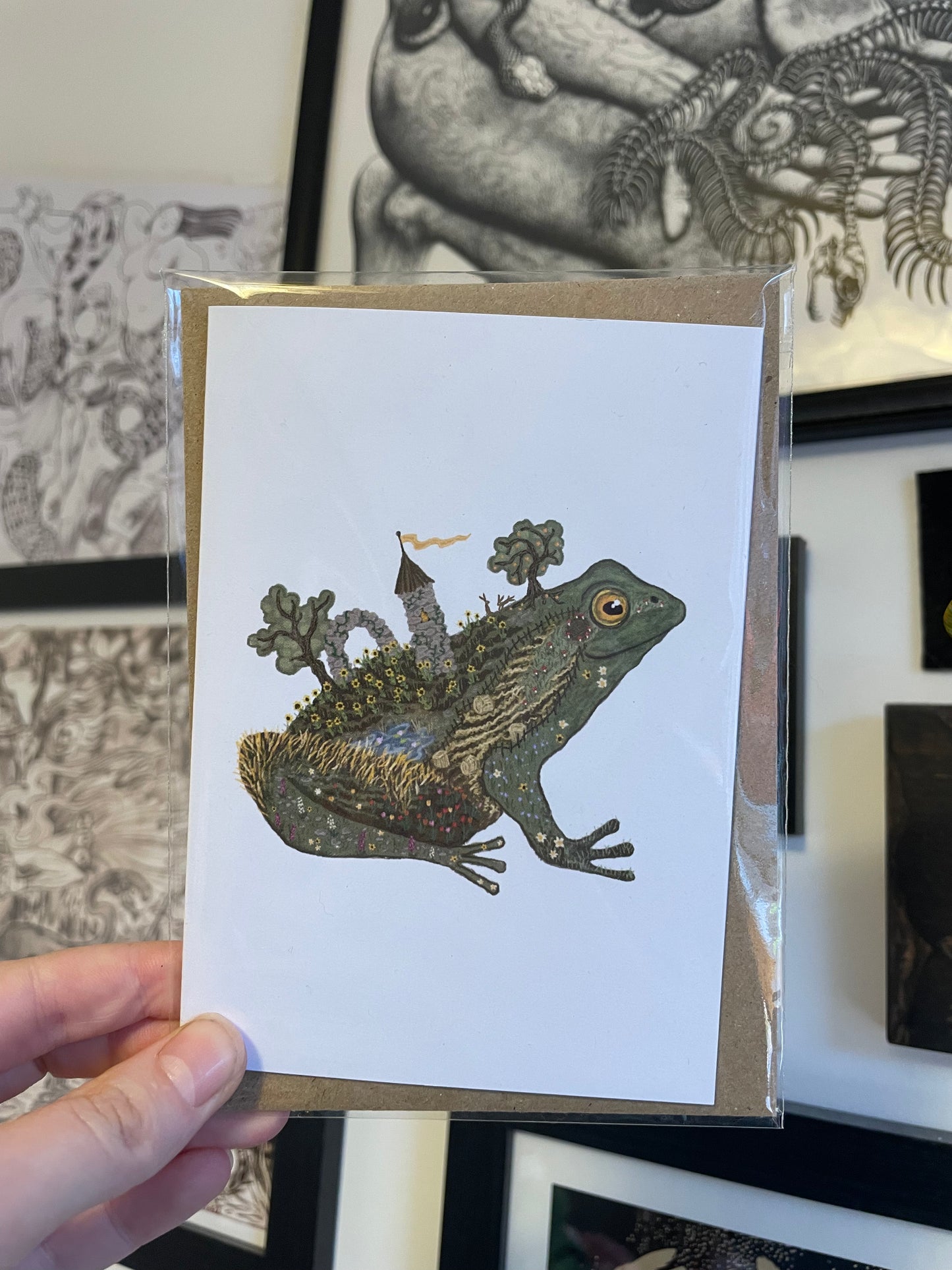 Tiny Farm Frog Card