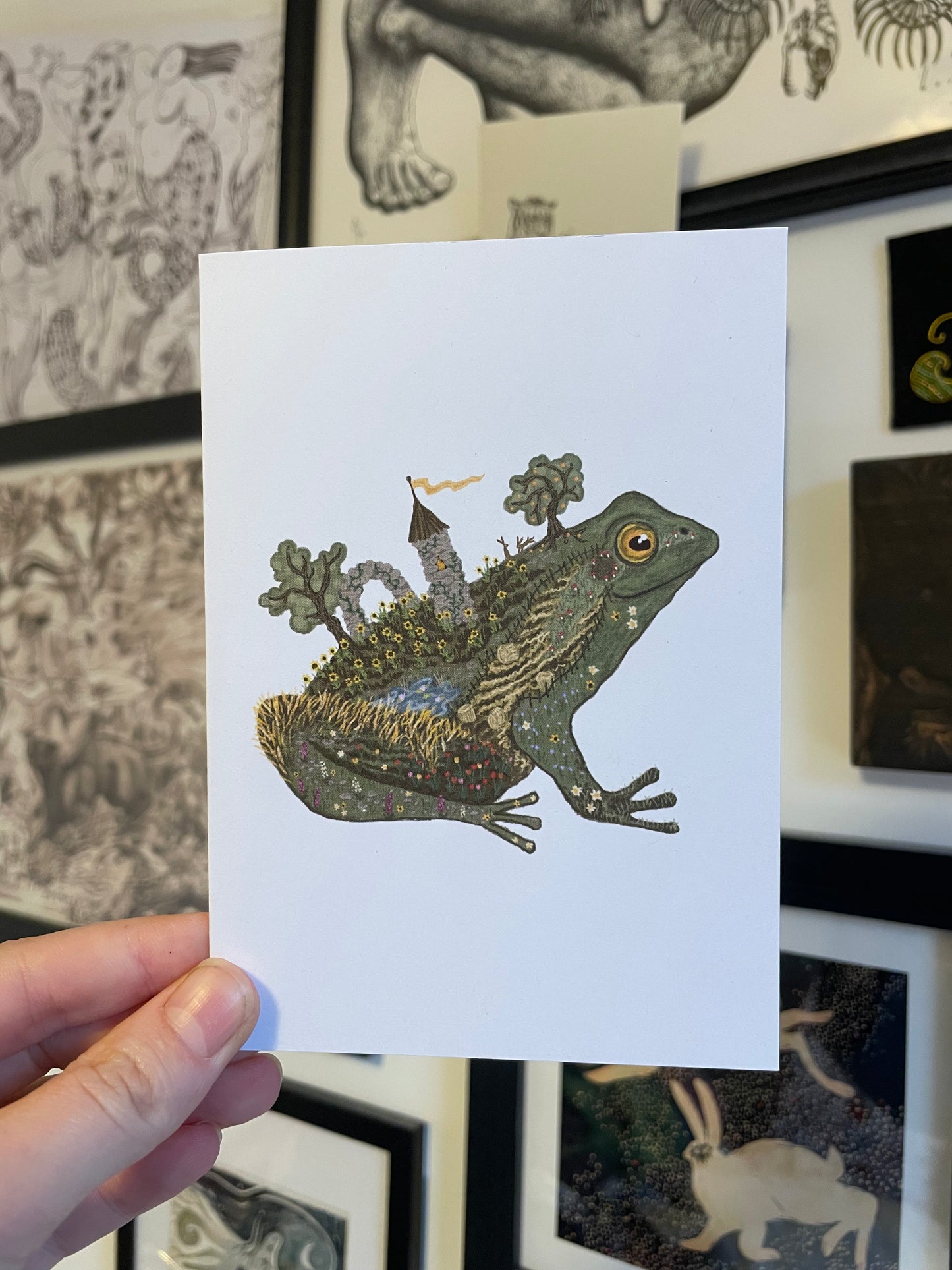 Tiny Farm Frog Card