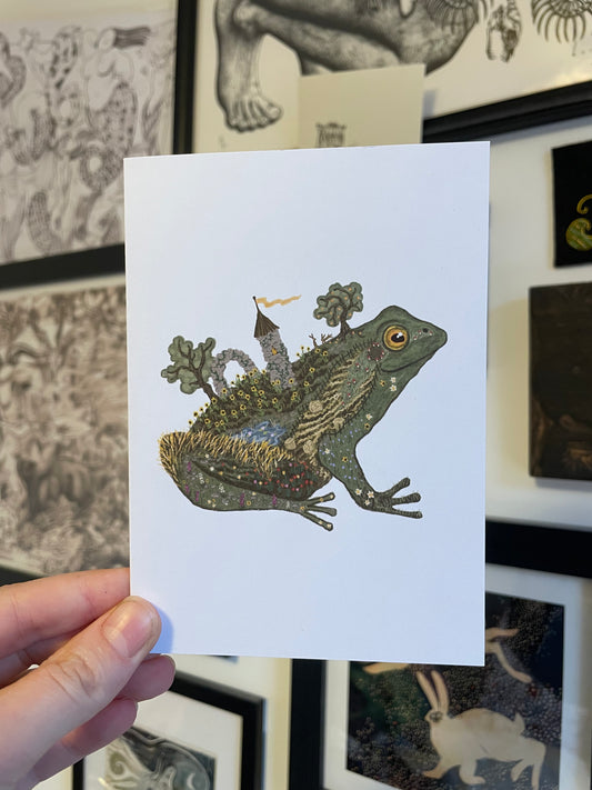Tiny Farm Frog Card